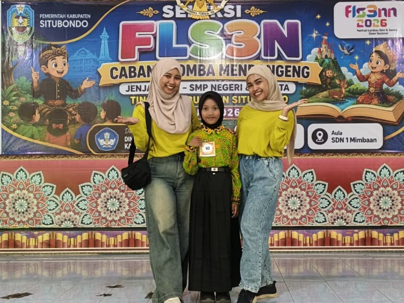 Semangat Berprestasi! SD Negeri 3 Lamongan Wakili Kecamatan Arjasa pada FLS3N Kabupaten Situbondo 2026